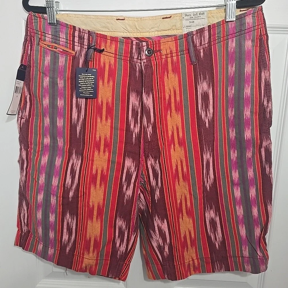 Polo Ralph Lauren Red Southwestern Beacon Shorts Size 35‎ Rugby Native Aztec NWT